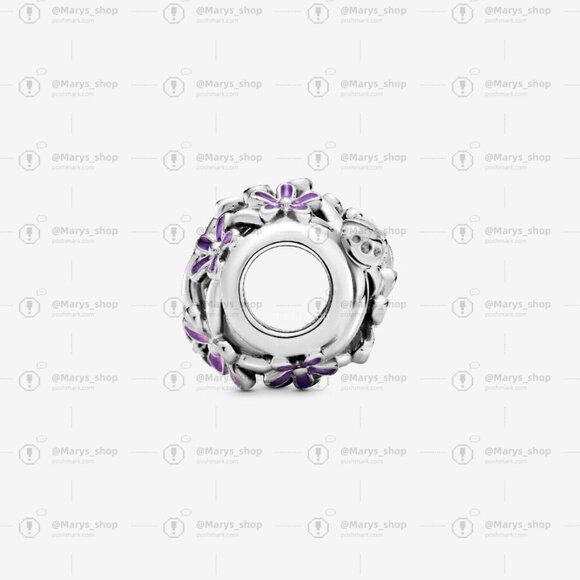 Pandora Openwork Purple Daisy Charm|Pendant - Picture 2 of 6